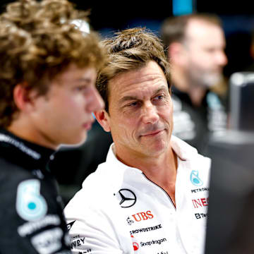 Andrea Kimi Antonelli and Toto Wolff | 2024 Italian Grand Prix, Friday - Jiri Krenek