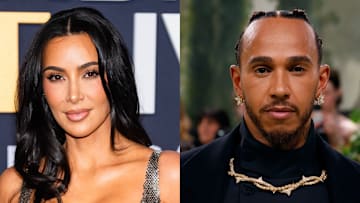 Kim Kardashian and Lewis Hamilton