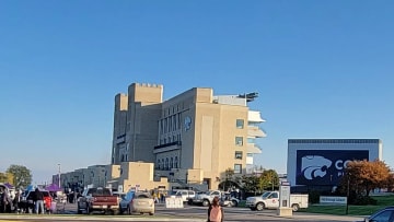 Skies are clear over Bill Snyder Family Stadium on Saturday morning ahead of Kansas State's football game against Houston.