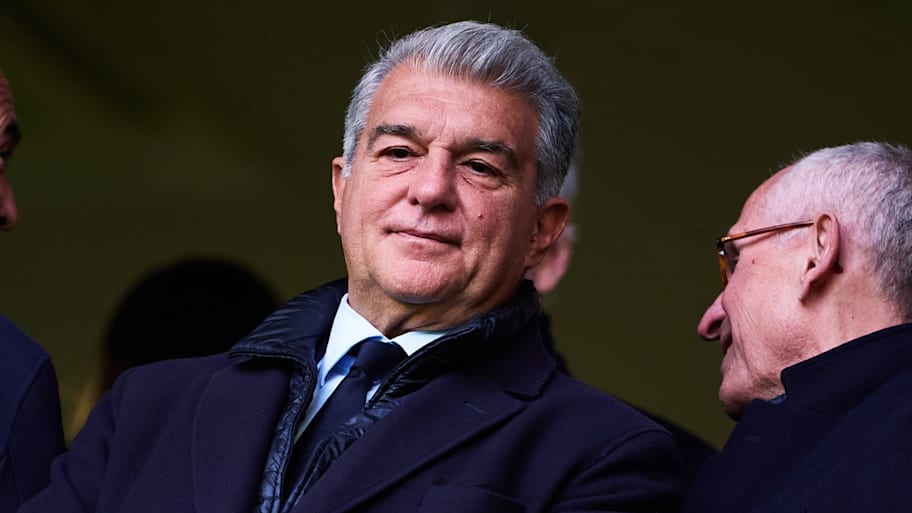 Joan Laporta looking unimpressed.