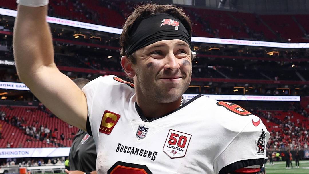 Tampa Bay Buccaneers quarterback Baker Mayfield (6) Mandatory Credit: Brett Davis-Imagn Images