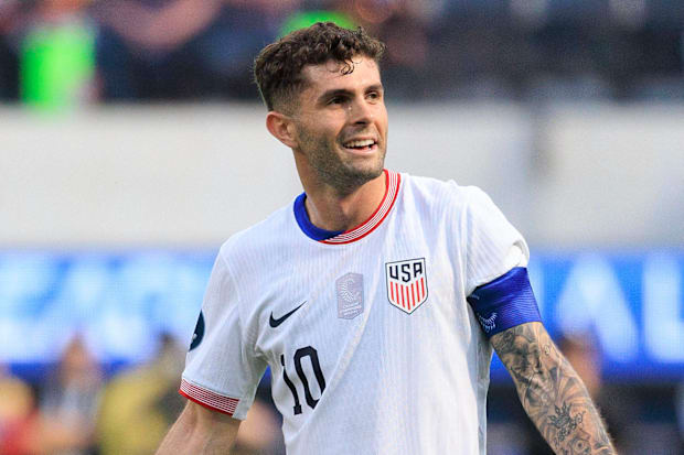 Christian Pulisic in action for USMNT.