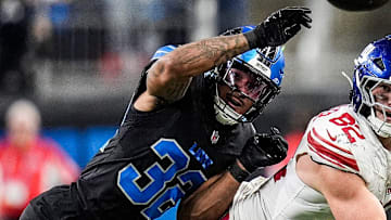 Detroit Lions safety Brian Branch (32).