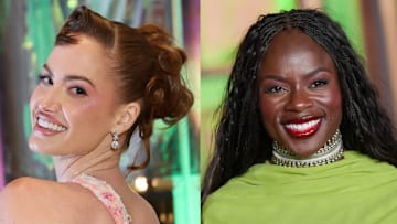 Haley Kalil and Tunde Oyeneyin