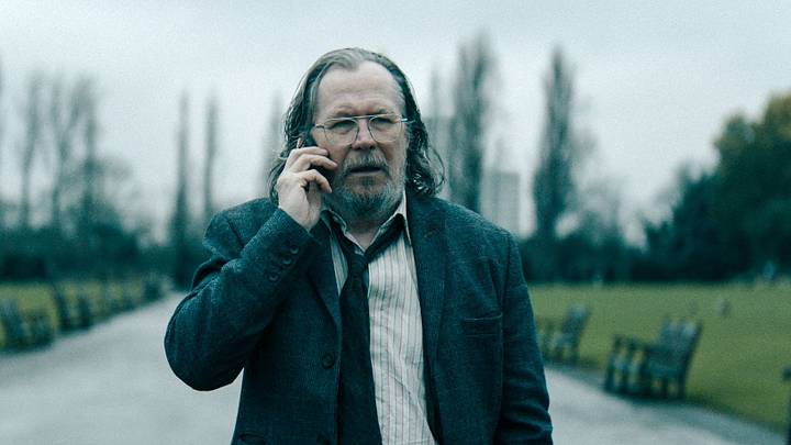 Sir Gary Oldman in "Slow Horses," now streaming on Apple TV.