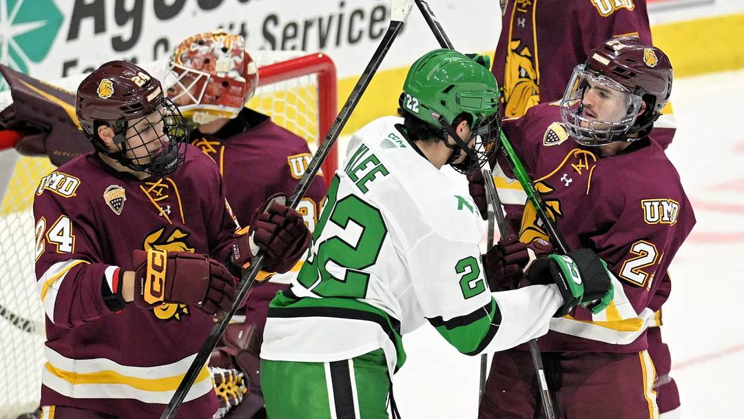  Since its inaugural playing season in 2013–14, NCHC teams like UMD and UND have captured eight national championships