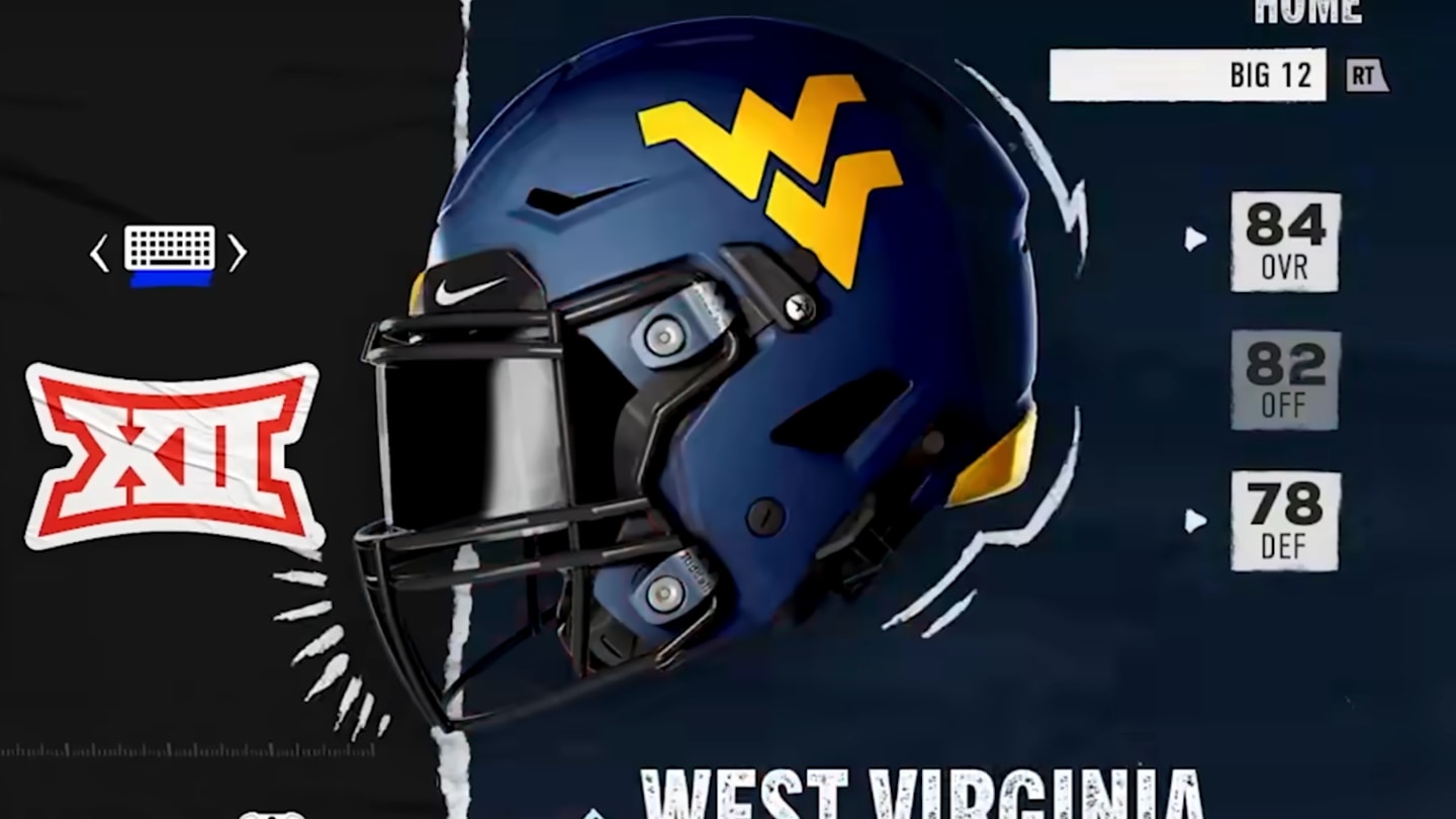 West Virginia Featured on Cover of College Football 26 Video Game