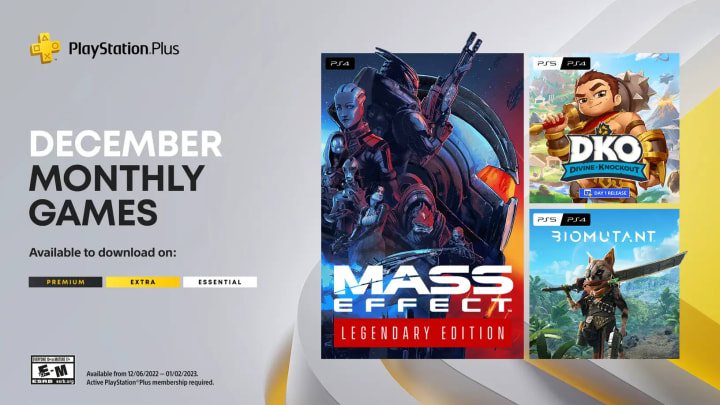 Here's a breakdown of the PlayStation Plus Monthly Games December 2022 lineup.