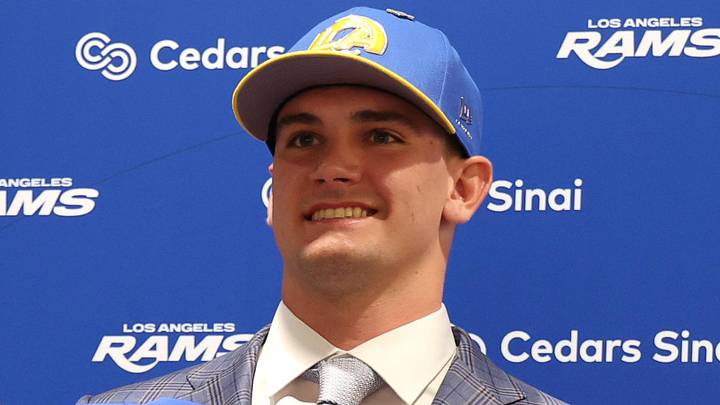 Los Angeles Rams first-round draft pick Ty Simpson.