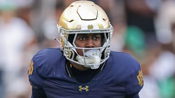 Mark Zackery got the most action he's seen all season for Notre Dame