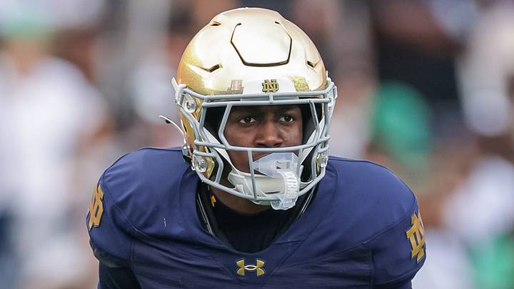 Mark Zackery got the most action he's seen all season for Notre Dame
