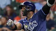Yandy Diaz came up with a big hit in the ninth inning to give the Tampa Bay Rays a 7-6 win over San Francisco on Friday.