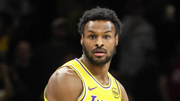 Los Angeles Lakers guard Bronny James