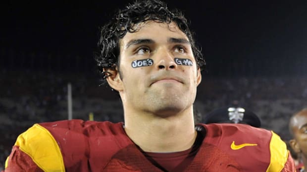 USC Trojans quarterback Mark Sanchez Carson Palmer Matt Leinart USC Trojans football