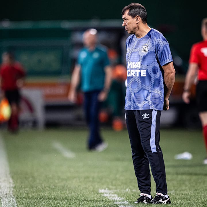 Fábio Carille em Chapecoense x Santos na Arena Condá na Série B 202