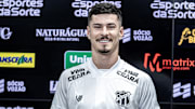 Ex-Palmeiras, Rômulo já foi apresentado como novo reforço do Ceará