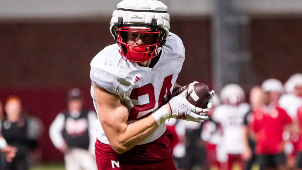 Nebraska tight end Thomas Fidone