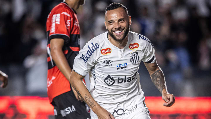 Guilherme, atacante do Santos em 2024