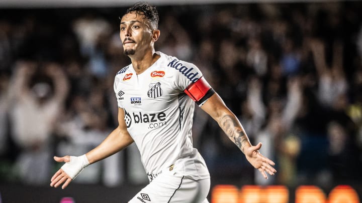 Pituca balançou a rede no último jogo do Santos