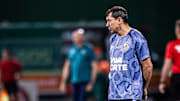Fábio Carille não consegue ganhar a confiança do torcedor do Santos