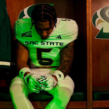 Sacramento State running back Jamar Curtis