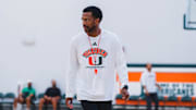 Jai Lucas during training camp for the Miami Hurricanes