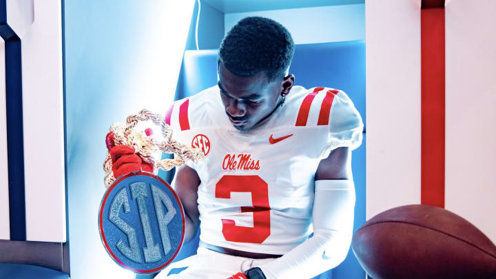 Dillon Alfred on a visit to Ole Miss