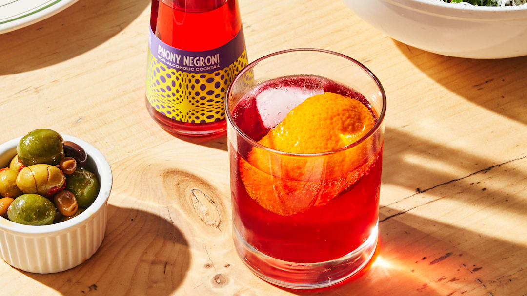 St. Agrestis Phony Negroni non-alcoholic cocktail St. Agrestis Phony Negroni non-alcoholic cocktail