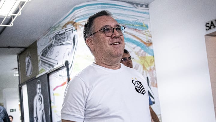 Marcelo Teixeira, presidente do Santos em 2024