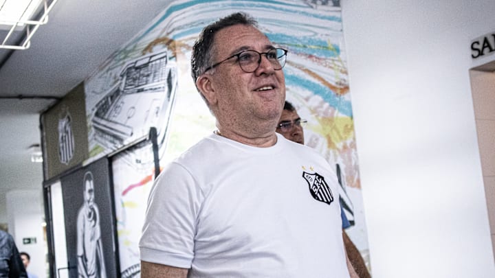Marcelo Teixeira, presidente do Santos em 2024