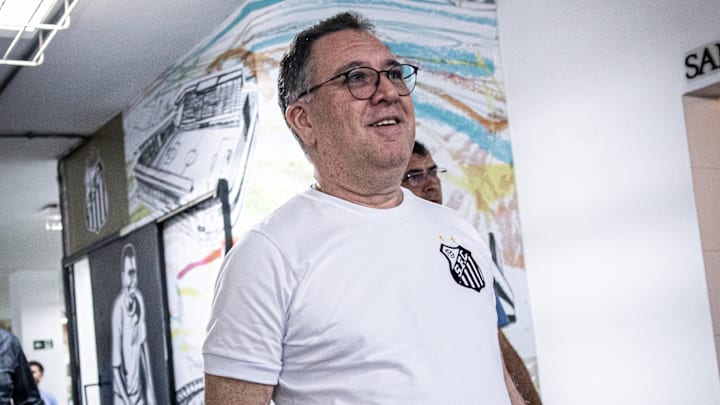 Marcelo Teixeira, presidente do Santos em 2024