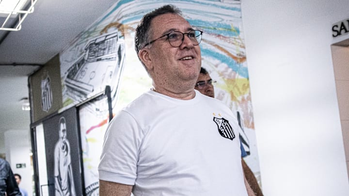 Marcelo Teixeira, presidente do Santos em 2024