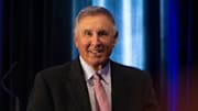 Gary Danielson gives the keynote speech 