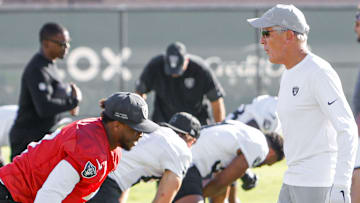 Las Vegas Raiders QB Geno Smith, Pete Carroll