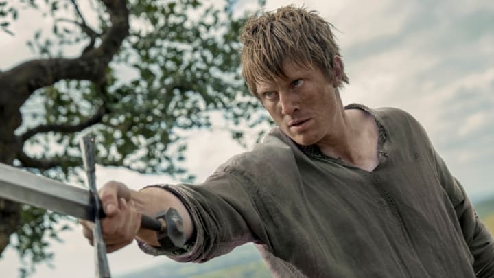 Peter Claffey as Dunk in A Knight of the Seven Kingdoms. 