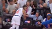Kevin Harlan got involved in the action. 