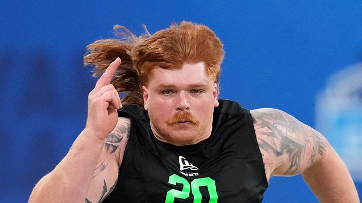 Iowa offensive lineman Gennings Dunker 