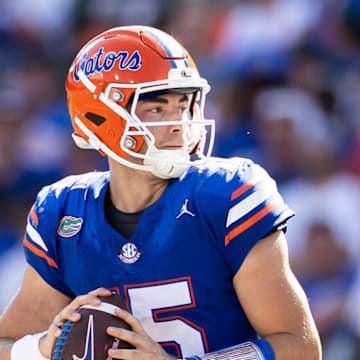 Florida Gators quarterback Graham Mertz missed last week's win over Samford after suffering a concussion vs. Miami.