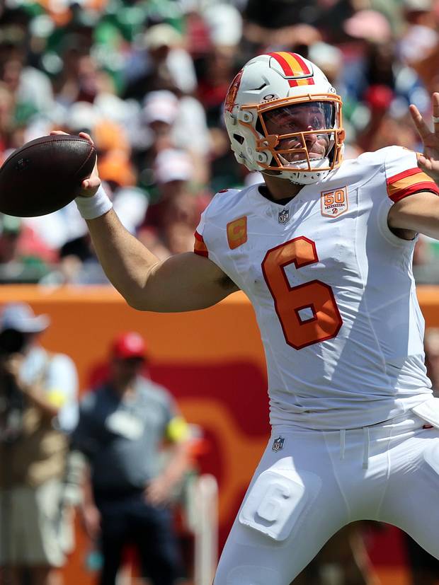 Tampa Bay Buccaneers quarterback Baker Mayfield (6)