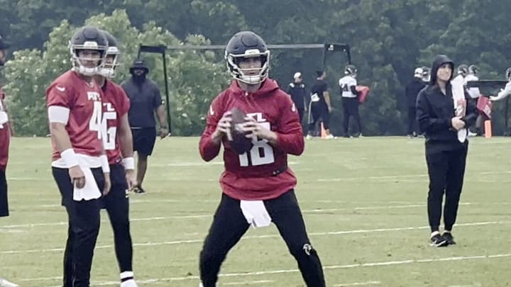 Atlanta Falcons quarterback Kirk Cousins at OTAs