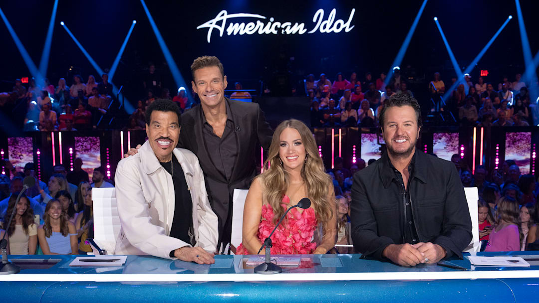 Lionel Richie, Ryan Seacrest, Carrie Underwood and Luke Bryan