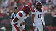 San Diego State Aztecs wide receiver Jordan Napier (2) and linebacker Owen Chambliss (12).