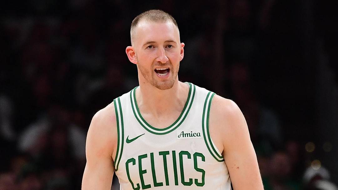 Boston Celtics forward Sam Hauser (30).