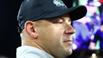 The Florida Gators' canceled meeting with Jon Sumrall most likely had something to do with the Auburn Tigers