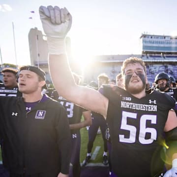 Josh Thompson celebrates a win at the old Ryan Field.
