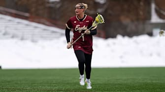Boston College WLAX Attacker Rachel Clark. 