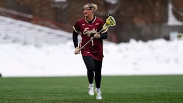 Boston College WLAX Attacker Rachel Clark. 