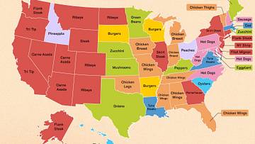 Which grilled food is the top pick in your state?