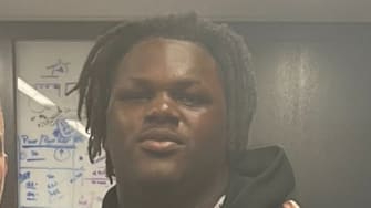 Benilde-St. Margaret's offensive lineman Dajohn Yarborough during a recent visit to Iowa State. 