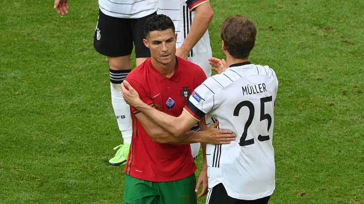 Cristiano Ronaldo y Thomas Müller tendrán en Qatar otra oportunidad de agrandar sus cuentas goleadoras en los Mundiales 